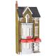 Bachmann 44-0207 Low Relief Lindene Hotel 1:76 OO Scale Pre-Painted Resin Building ###